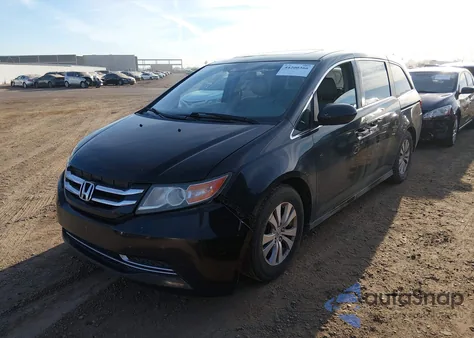 2014 Honda Odyssey Ex-L из США, поврежденный, VIN 5FNRL5H69EB036783